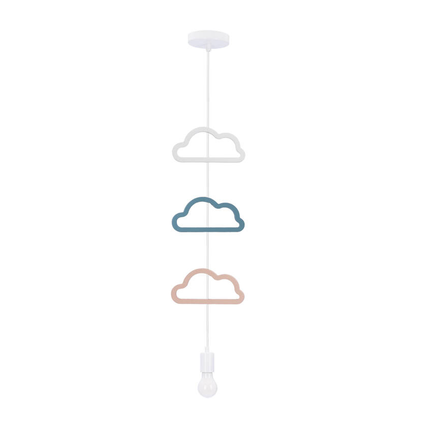 Suspension LED Nuage Arc-en-ciel SINGLE Candellux Kids
