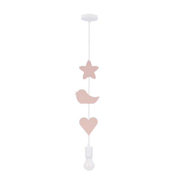 Suspension Étoile Lune Cœur SINGLE Candellux Kids