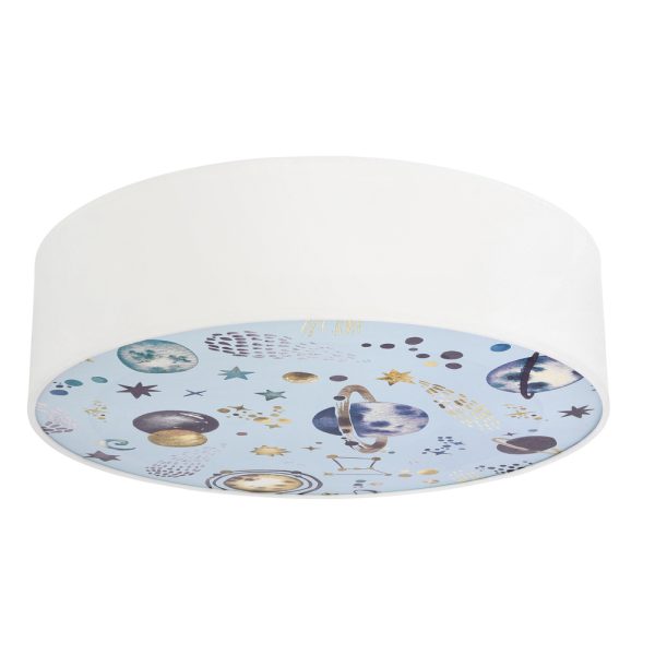 Plafonnier Tissu Espace KIDDY Candellux Kids