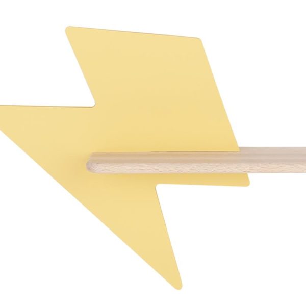 Applique LED Éclair Jaune