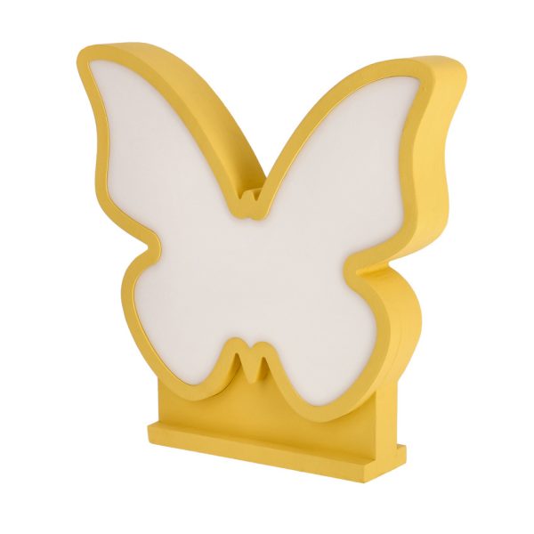 Lampe de table LED Papillon pour enfant IQ Kids Doré