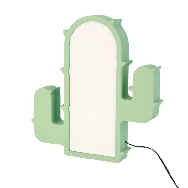Lampe de table LED Grand Cactus Vert IQ Kids