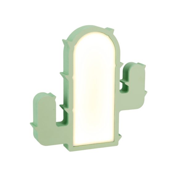 Lampe de table LED Grand Cactus Vert IQ Kids