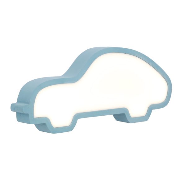 Lampe de table LED Voiture pour enfant IQ Kids Bleu