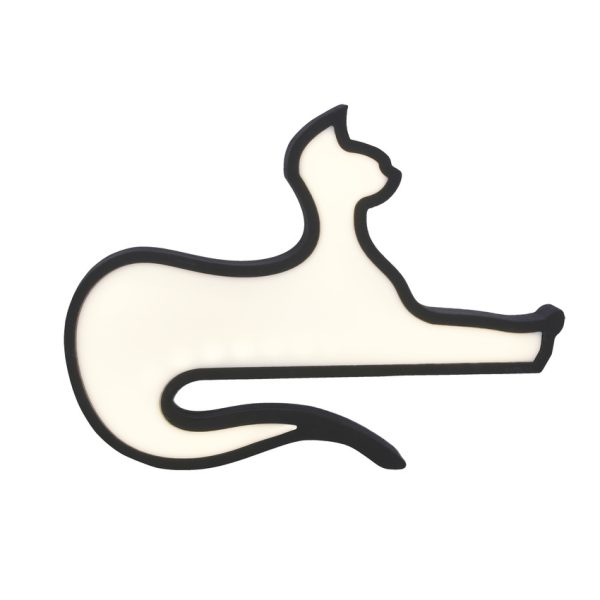 Lampe de table LED Chat pour enfant IQ Kids Noir