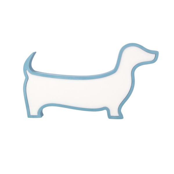 Lampe de table LED Chien pour enfant IQ Kids Bleu