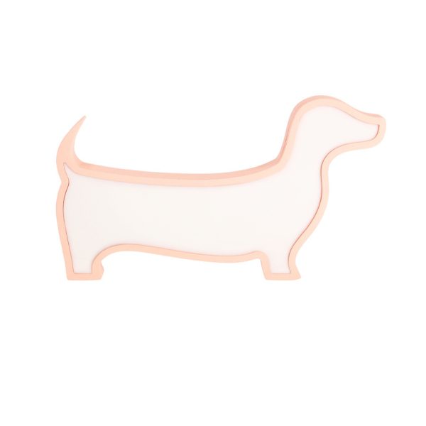 Lampe de table LED Chien pour enfant IQ Kids Rose