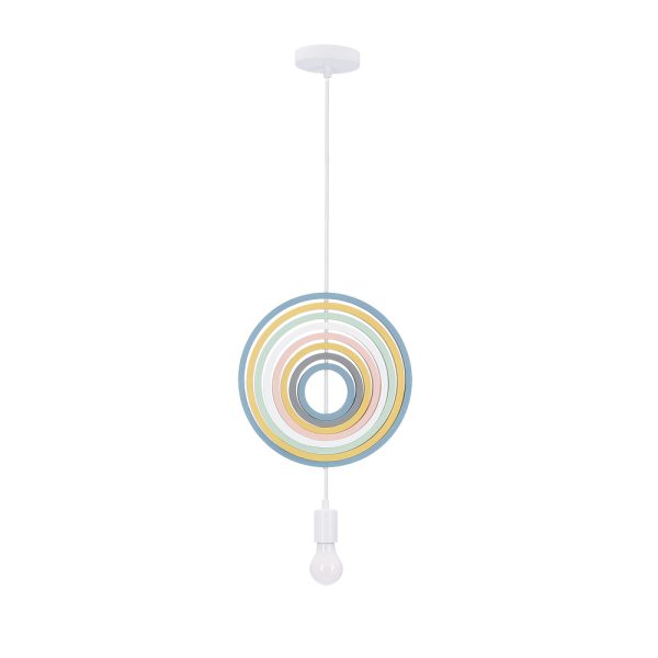 Suspension Hoops 8 Anneaux IQ Kids Multicolore