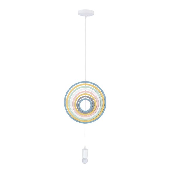 Suspension Hoops 8 Anneaux IQ Kids Multicolore