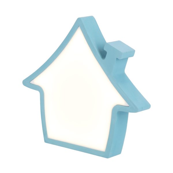 Lampe de table LED Maison pour enfant IQ Kids Bleu
