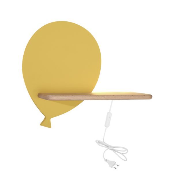 Étagère murale LED Ballon Doré IQ Kids