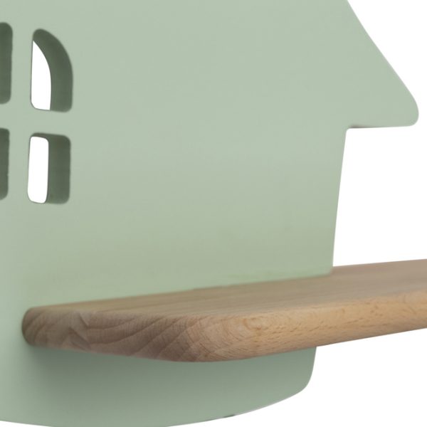 Étagère murale LED Maison Menthe IQ Kids pour chambre enfant