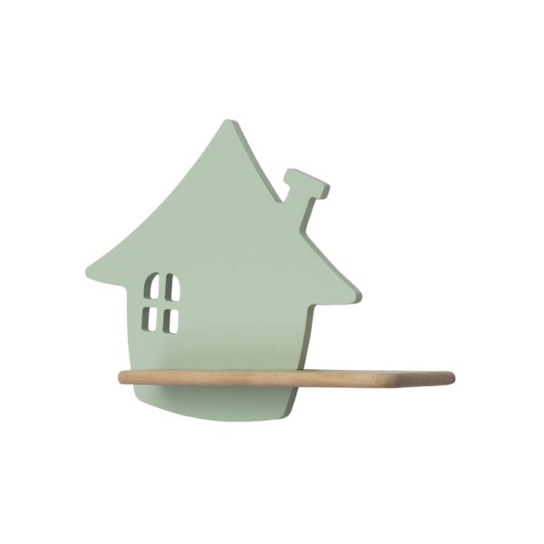 Étagère murale LED Maison Menthe IQ Kids pour chambre enfant