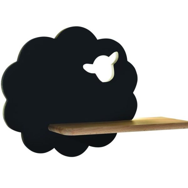 Étagère murale LED Mouton Noir IQ Kids