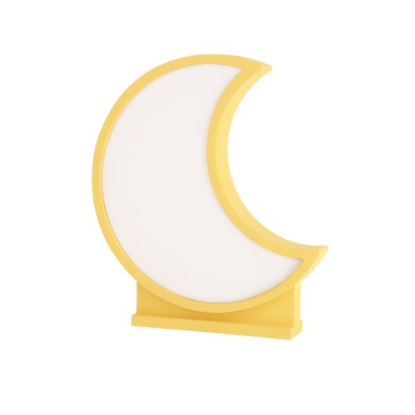 Lampe de table LED Lune pour enfant IQ Kids Doré