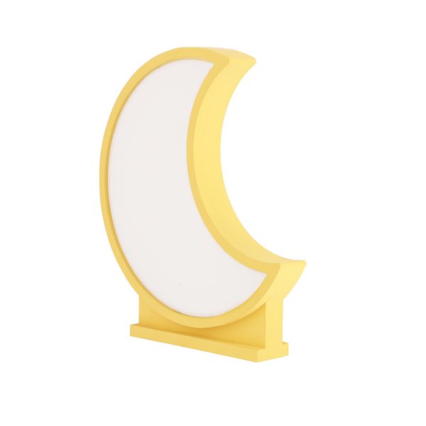 Lampe de table LED Lune pour enfant IQ Kids Doré