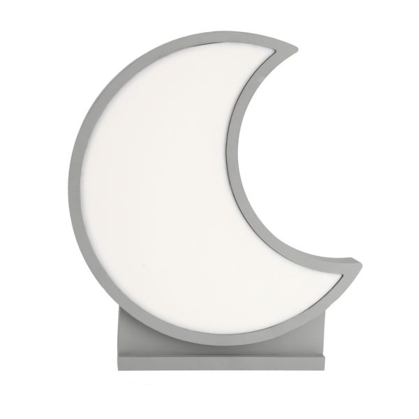 Lampe de table LED Lune pour enfant IQ Kids Gris