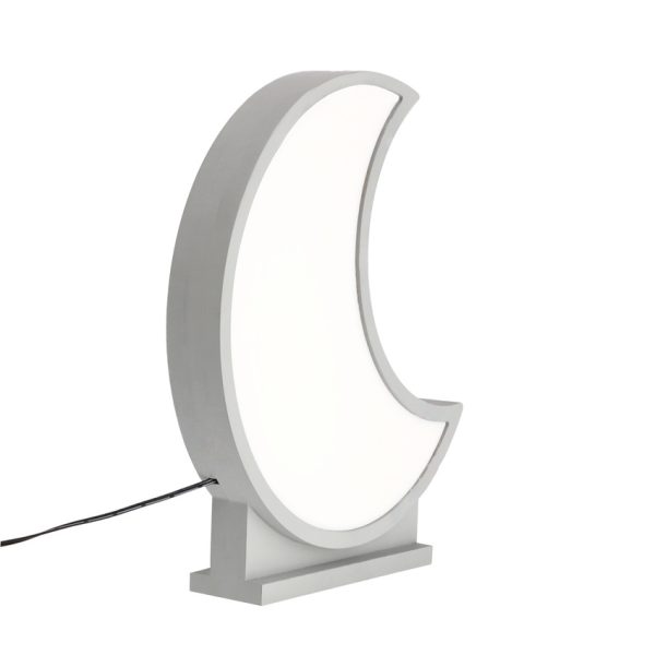Lampe de table LED Lune pour enfant IQ Kids Gris