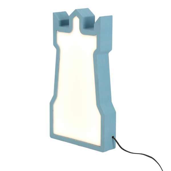Lampe de table LED Tour pour enfant IQ Kids Bleu