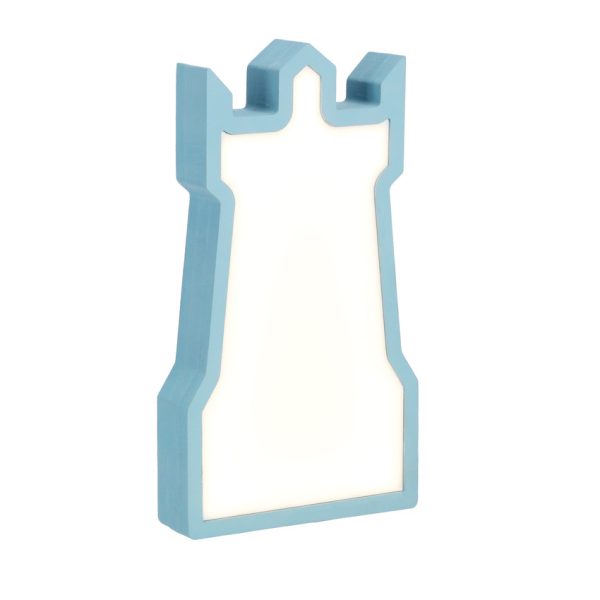 Lampe de table LED Tour pour enfant IQ Kids Bleu