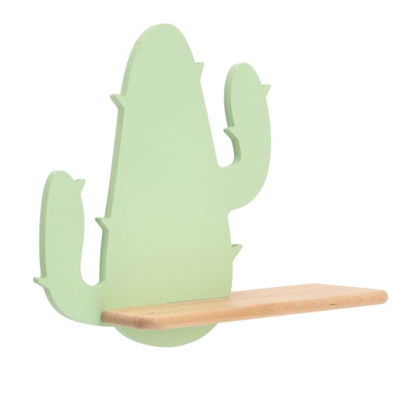 Applique étagère LED Cactus Vert