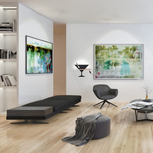 Applique étagère LED Piccolo Noir