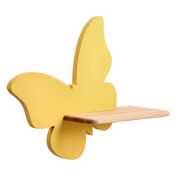 Applique étagère LED Papillon Doré IQ Kids