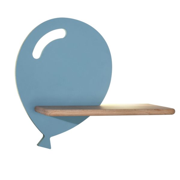 Applique étagère LED Ballon Bleu IQ Kids