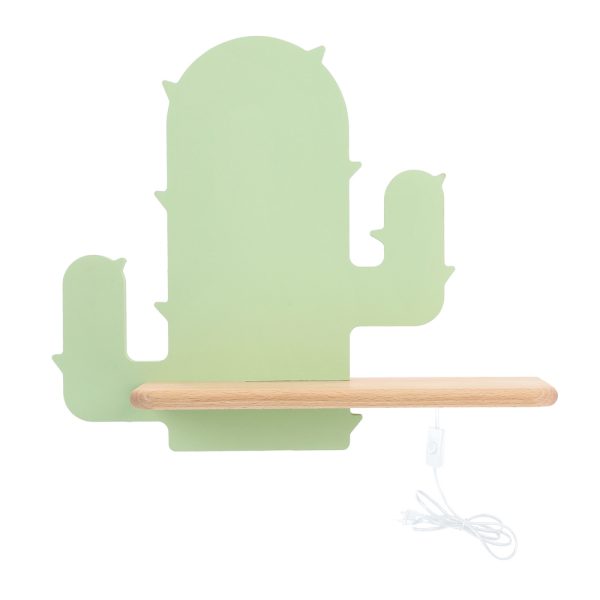 Applique étagère LED Cactus avec câble