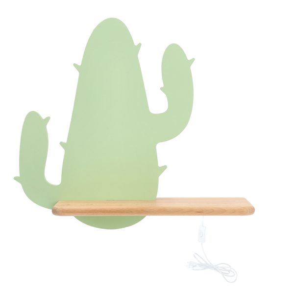 Applique étagère LED Cactus câble