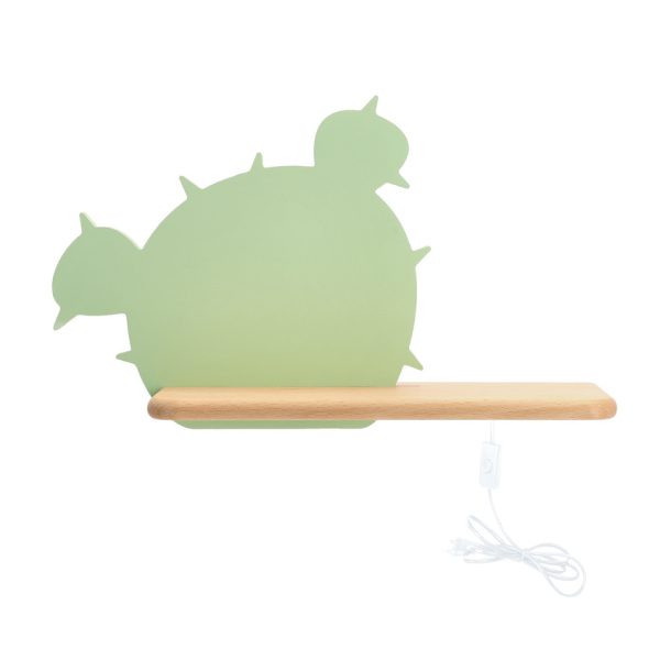 Applique étagère LED Cactus avec câble