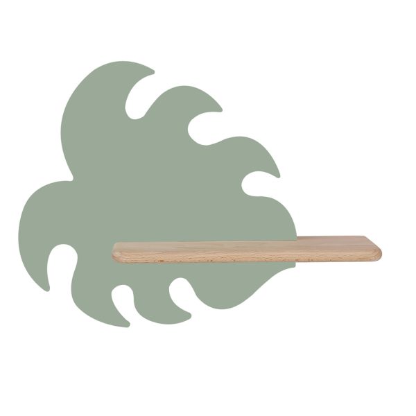 Applique LED Étagère Feuille Monstera Vert Candellux Kids